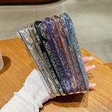 Luxury Glitter Diamond Flower Case For iphone 15 14 13 12 11 Pro Max Soft 6D Electro Tpu For 15pro 14pro 13pro Shockproof Cover
