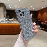 Luxury Glitter Diamond Flower Case For iphone 15 14 13 12 11 Pro Max Soft 6D Electro Tpu For 15pro 14pro 13pro Shockproof Cover