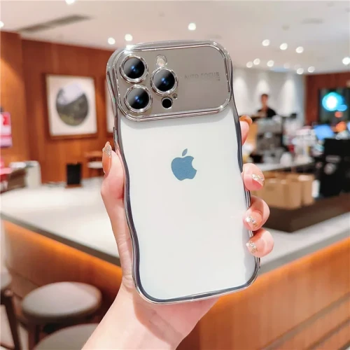 Electroplating Transparent  for IPhone 15 14 Plus 13 12 11 Pro Max Soft Clear Shockproof Fall Prevention Cover