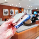 Electroplating Transparent  for IPhone 17 Air 16 15 14 Plus 13 12 11 Pro Max Soft Clear Shockproof Fall Prevention Cover