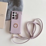 Crossbody Wallet Card Slot Phone Case for Samsung Galaxy S23 FE S24 S22 Ultra Plus A05 A05S A15 A25 A35 A55 A34 A54 Holder Cover