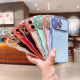 Wave Plating Phone Cases For IPhone 17 Air 16 15 Pro Max 14 13 12 11 Shockproof Back Cover