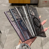 Luxury Plating Carbon Fibre For Magsafe Wireless Charging  Case For Samsung S24 S22 S23 Ultra Plus Protective Shockproof Cover