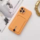 Can Insert Card Phone Case For iPhone  17 Air 1615 14 Pro Max 13 12 11 XS XR SE2/SE3 7 8 Plus Lens Protection Back Cover