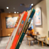Electroplating Phone Case For Samsung Galaxy S24 S23 Ultra S21 S22 Plus Protect Lens TPU Shockproof Back Cover