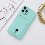 Can Insert Card Phone Case For iPhone  17 Air 1615 14 Pro Max 13 12 11 XS XR SE2/SE3 7 8 Plus Lens Protection Back Cover