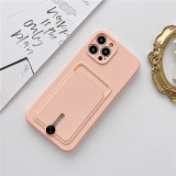 Can Insert Card Phone Case For iPhone  17 Air 1615 14 Pro Max 13 12 11 XS XR SE2/SE3 7 8 Plus Lens Protection Back Cover