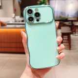 Wave Plating Phone Cases For IPhone 17 Air 16 15 Pro Max 14 13 12 11 Shockproof Back Cover