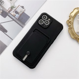Can Insert Card Phone Case For iPhone  17 Air 1615 14 Pro Max 13 12 11 XS XR SE2/SE3 7 8 Plus Lens Protection Back Cover