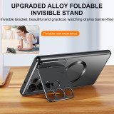 Metal Aluminum Alloy Macsafe Magnetic Case for Samsung Galaxy S23 S21 S22 S24 Ultra S23Ultra Magsafe Lens Holder Perfume Cover