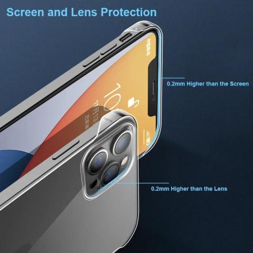 Frameless Transparent Slim Phone Case For iPhone 15 14 13 12 11 Pro Mini 8 7 Plus XR X XS Max Clear Plastic Cover