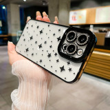Luxury Fashion Electroplated Stars Soft Silicone Color Dustproof Phone Case For IPhone 15 14 13 12 Pro Max Protection Cover