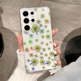 Colorful Floral Clear Case for Samsung Galaxy S23 FE S22 Plus S24 Ultra A15 A23 A34 A35 A52 A53 A54 A55 Blooming Flower Cover