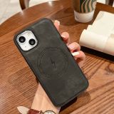 Leather Magnetic Charging Series Minimalist Phone Case Suitable For iPhone 17 Air 16 11 12 13 14 15Pro Max 14 15Plus Anti Drop Phone Cover