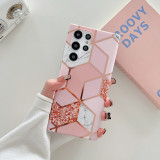 Glitter Mermaid Fish Scales Shell Case For Samsung Galaxy S23 ultra 5G 22 plus 21 20 FE A53 A52 Soft Silicone Back Cover