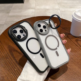 Small Monster Series Skin Glass Lens Holder Phone Case Suitable for iPhone 11 12 13 14 15 Pro Max Phone Case for 14 15 Plus