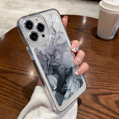 Marble Pattern Clear Case For iPhone 14 15 Pro Max 13 Pro 15 Plus Shockproof Transparent Soft Silicone Phone Back Cover Fundas