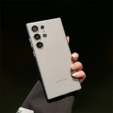 Corrugated Pattern Non-slip Bumper Magnetic Wireless For Magsafe For Samsung Galaxy S24 Ultra S24 23ultra Plus Hard Matte Cover