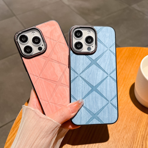 Anti-Fall Solid Color stripe Phone For IPhone12 13 14 15 Pro Max Luxury Anti-Collision Phone Cover For iPhone 12 13 14 15 Promax