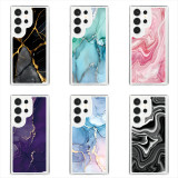 Marble Clear Phone Case For Samsung Galaxy S24 S22 S23 Plus Note 20 Ultra S21 S20 FE Silicone Soft TPU Shockproof Back Cover
