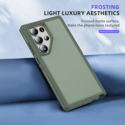 Heavy-duty Armored 3-in-1 Fall-proof Case for Samsung S22 S23 S24 Plus Ultra FE A14 A15 A23 A34 A52 A53 A54 5g Protective Case