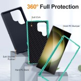 Heavy-duty Armored 3-in-1 Fall-proof Case for Samsung S22 S23 S24 PLUS Ultra FE A13 A14 A15 A53 A54 A04S Protective Case