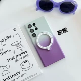 Gradient Color Magnetic Phone Case with Invisible Bracket for Samsung Galaxy S24 S23 Ultra Plus Camera Protector Back Cover