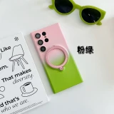 Gradient Color Magnetic Phone Case with Invisible Bracket for Samsung Galaxy S24 S23 Ultra Plus Camera Protector Back Cover