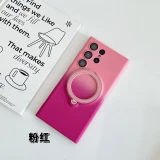 Gradient Color Magnetic Phone Case with Invisible Bracket for Samsung Galaxy S24 S23 Ultra Plus Camera Protector Back Cover