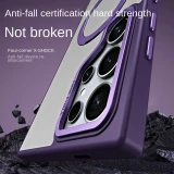 Ring Holder Magnetic WIth Kickstand Plastic Hard Shell S24 Phone Case for Samsung Galaxy S24 S23 Ultra Plus Protection Cover