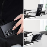 Slim Matte Magnetic for Mag Safe Phone Case For Samsung Galaxy S23 Ultra S23 Plus Ring Stand Wireless Charge Hard Cover