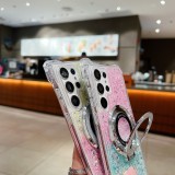 Ring Holder Magnetic Gradient Color Phone Case for Samsung Galaxy S24 S23 S22 Ultra Plus  A15 A55 A54 A34 A14 A53 A33 A13 Cover