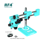 RF4 Synchronous Magnification Viewer 360° Double Cantilever Support 6.5-65X Triocular Binocular Stereo Microscope RF6565PRO3