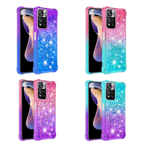 Galaxy S24 Ultra Case Luxury Bling Glitter Dynamic Gradient Cases For Samsung Galaxy S24 Plus S24 TPU Soft Quicksand Cover Funda