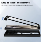 Clear Full Cover for Samsung Galaxy S24 Ultra S22 S21 S23 FE Magnetic Phone Case With PET Screen Protector Camera Protection