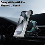 Clear Full Cover for Samsung Galaxy S24 Ultra S22 S21 S23 FE Magnetic Phone Case With PET Screen Protector Camera Protection