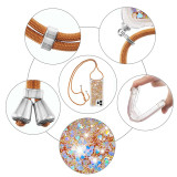 Crossbody Neck Strap Clear Glitter Liquid Case For Samsung Galaxy S24 S23 Ultra S22 S21 S20 Plus S23 S21 S20 FE Shockproof Cover