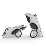 Luxury Armor Stripe Magnetic Stand Phone Case for Samsung S24 Ultra S23 Plus A55 A54 A35 A34 A25 A15 A14 A13 5G Shockproof Cover
