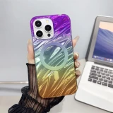 Aurora Gradient For Case For iPhone 15 14 13 12 11 Plus Pro Max Magnetic Colorful Laser Wireless Charging Cover