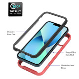 3IN1 Shockproof Transparent Ring Holder Phone Case For iPhone 15 14 13 12 Pro Max Mini Plus Fashion Luxury Stand Clear Back Cove