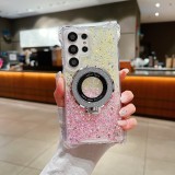 Ring Holder Magnetic Gradient Color Phone Case for Samsung Galaxy S24 S23 S22 Ultra Plus  A15 A55 A54 A34 A14 A53 A33 A13 Cover