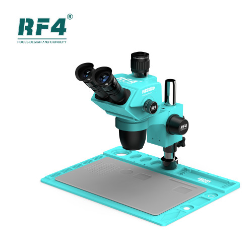 Aluminum Alloy Large Base Nine-Speed Variable Magnification Locking Knob Microscope RF6565PROD2, Large Field Of Vision