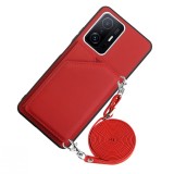 Strap Card Case for Samsung Galaxy A15 A13 A54 A14 A05 S23 Ultra S24 Plus Wallet Shockproof Leather Necklace Crossbody Cover