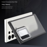 Plastic WIth Kickstand Hard Shell Phone Case for Samsung Galaxy S23 FE S24 Ultra Plus Camera Protector Fall Protection Cover