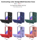 Wallet Card Magnetic Ring Holder Lanyard Case For Samsung S24 S23 S22 Ultra A15 A25 A35 A14 A24 A34 A54 A13 A23 A33 A53 A32 A52