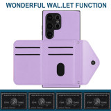 Wallet Case for Samsung Galaxy S24 Ultra S23 Plus S21 S20 FE A35 A54 A55 Luxury Strap Card Leather Stand Crossbody Lanyard Cover