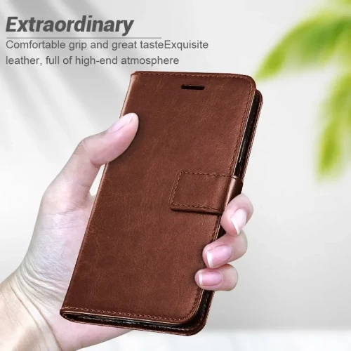 Luxury Flip Leather Case For Samsung Galaxy S24 Ultra S23 FE S22 S10 S9 S8 Plus Note 10 20 Ultra Wallet Card Cover