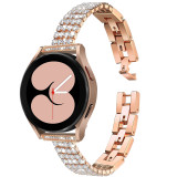 Slim Diamond Strap for Apple Watch Band 20mm 22mm Metal belt for Samsung Galaxy watch 3 4 5 Active 2 Huawei watch GT2/3