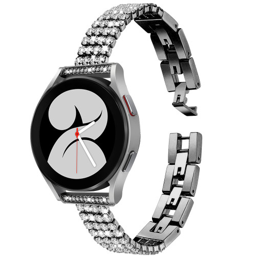 Slim Diamond Strap for Apple Watch Band 20mm 22mm Metal belt for Samsung Galaxy watch 3 4 5 Active 2 Huawei watch GT2/3