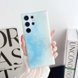 For Samsung s24ultra s24plus s24 S22 S23 S21 Plus Ultra Back Cover PC Camera Anti-drop Phone Case Color Marble Pattern